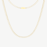 5mm Tennis Necklace (Yellow Gold) - Lencia & Morgan